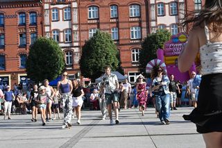 Rudzko Potańcówka - jako bywało, czyli taneczne rytmy na rynku w Rudzie Śląskiej