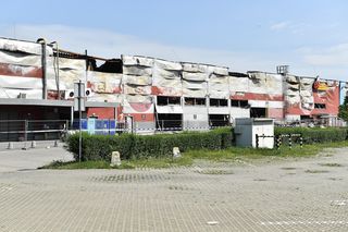 Marywilska 44 po pożarze (czerwiec 2024)