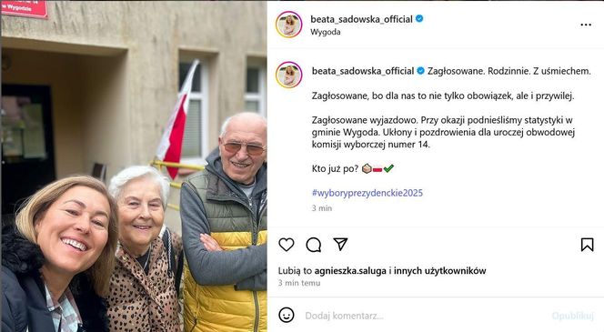 Wybory 2025: Gwiazdy głosują