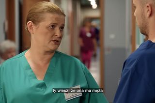 	Pierwsza miłość odc. 3910. Dawid Czerwiński (Marcin Nowicki), Paulina (Jowita Budnik)