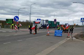 Protest rolników  w Medyce