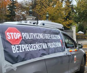 Protest taksówkarzy w Warszawie 16.10.2025