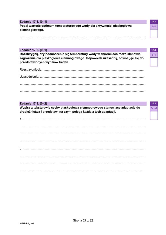 Matura 2025 - biologia