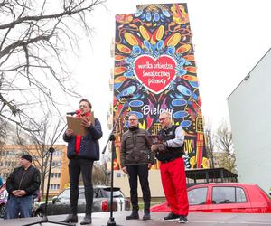 Mural WOŚP odsłonięty na Bielanach 