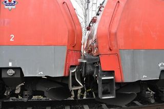 Zderzenie dwóch lokomotyw w pow. bialskim