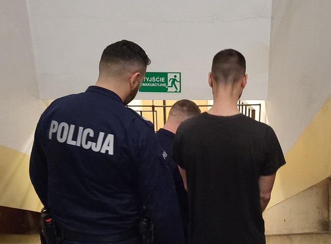 Zaatakował policjantkę nożem. Mieszkaniec Włocławka został zatrzymany