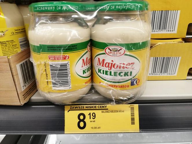 Ceny majonezu