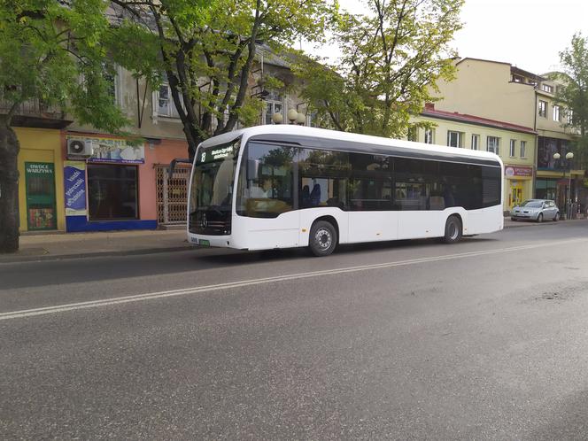 Autobus elektryczny testowany na ulicach Siedlec