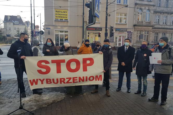 Społecznicy mówią stanowcze nie wyburzaniu kamienic na rogu Gdańskiej i Chodkiewicza