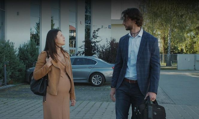 M jak miłość odc. 1887. Kasia (Paulina Lasota), Mariusz (Mateusz Mosiewicz)