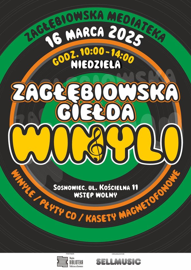 Zagłębiowska Giełda Winyli - niedziela 16 marca