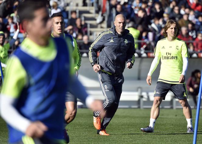 Zinedine Zidane - pierwszy trening w roli trenera Realu Madryt