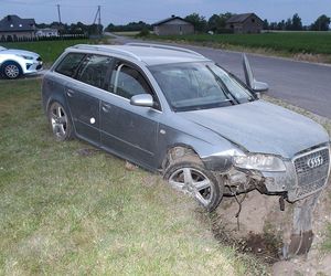 Pijana matka wjechała do rowu. Dramat w Kujawsko-Pomorskiem