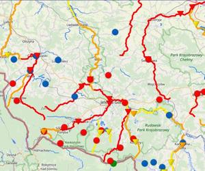 Karkonosze zamknięte! Śnieg i zadymka, niżej lawiny z błota i kamieni