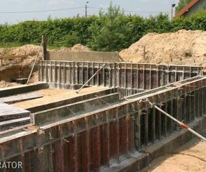 Fundamenty betonowe. Ściany fundamentowe monolityczne