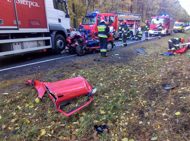 Wypadek w podbydgoskim Emilianowie! Droga jest całkowicie zablokowana!