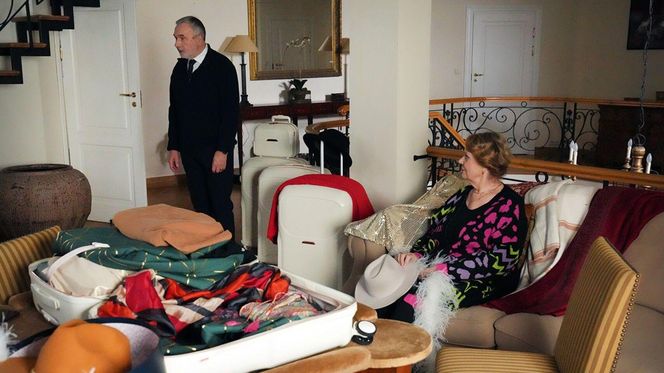 Barwy szczęścia odc. 3197. Józefina Rawiczowa (Elżbieta Jarosik), Andrzej Zastoja-Modelski (Leon Charewicz)