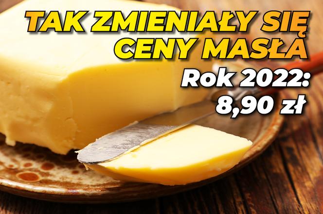 Cena masła