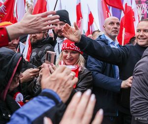 Karol Nawrocki na Marszu 2025