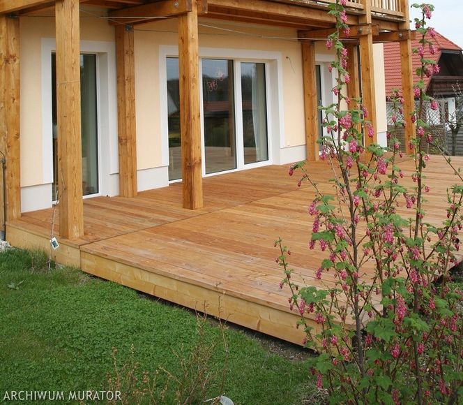 Jakie podłoże pod drewniany taras