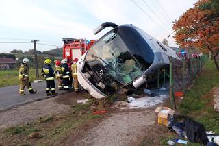 Grabownica Starzeńska. Wypadek autokaru na DW 835! W autobusie było 47 osób [AKTUALIZACJA]