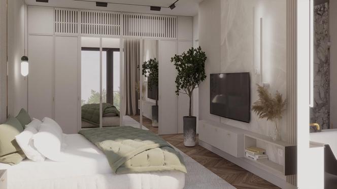 Nowoczesny dom pod Warszawą projektu Interiorsy