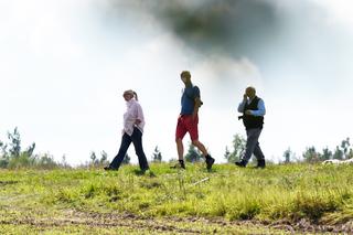 Kaczyński w puszczy z przyjaciółką
