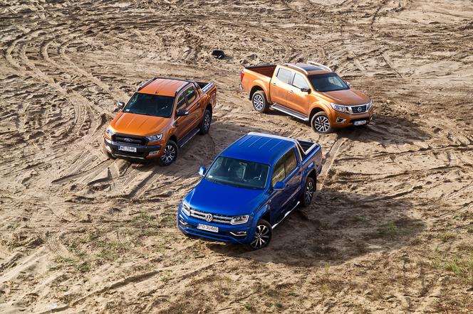 Nissan NP300 Navara, Volkswagen Amarok V6, Ford Ranger Wildtrak