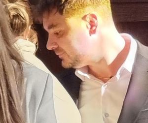 Daniel Martyniuk na chrzcinach syna