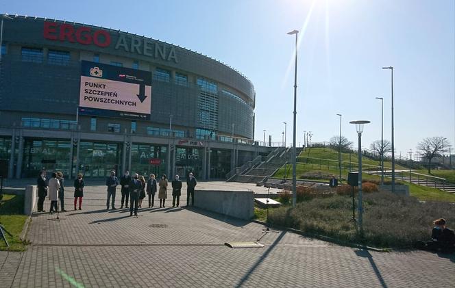 Nowy punkt szczepień powszechnych w Ergo Arenie