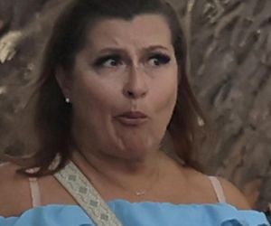 Katarzyna Skrzynecka. Zabrała rodzinę na targ śniadaniowy w kusych szortach