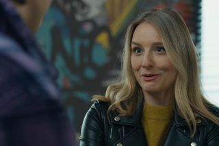 Barwy szczęścia, odcinek 3194. Grażyna (Kinga Suchan), Wiktor (Grzegorz Kestranek)