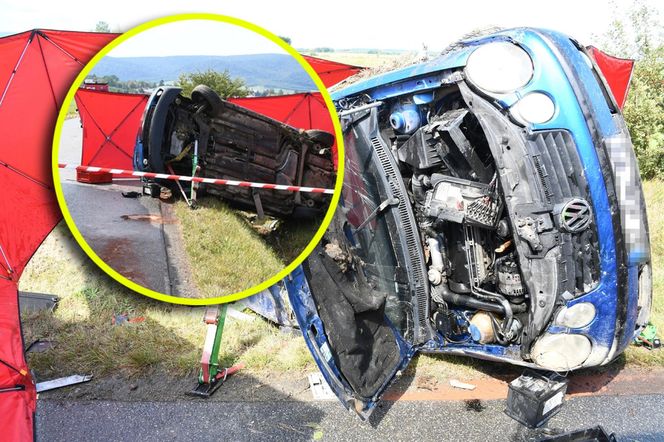 Śmiertelny wypadek pod Jasłem. 21-letnia kierująca straciła młodszą siostrę [ZDJĘCIA].