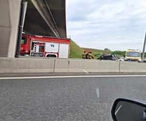 Wypadek na autostradzie A4