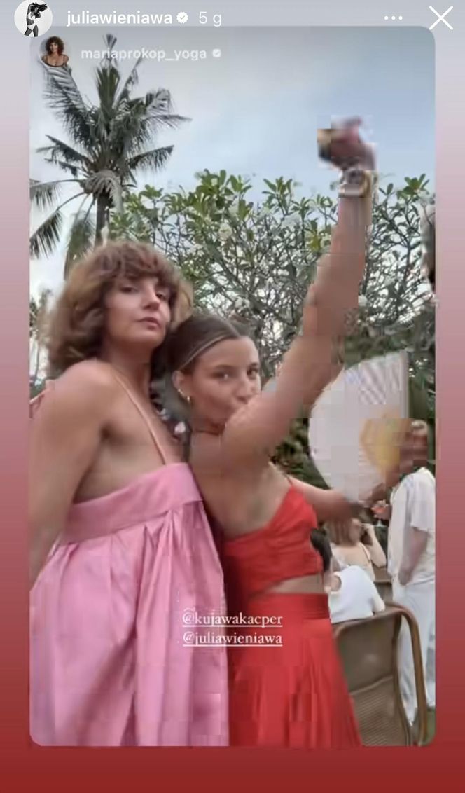 Julia Wieniawa na Bali