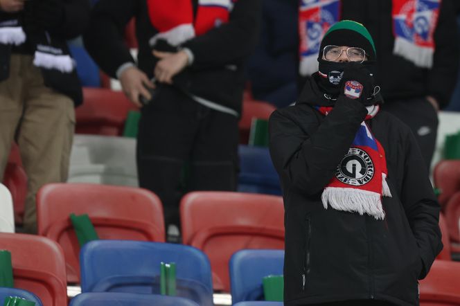 Kibice na meczu Górnik Zabrze - Lech Poznań