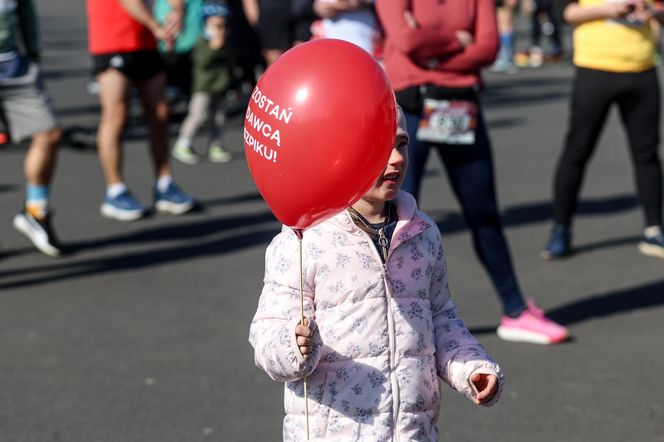 Bieg Wiosenny w Parku Śląskim 2025. Biegacze na trasie