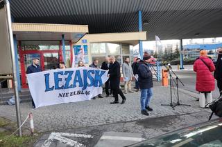 Strajk pod Browarem Leżajsk. Mieszkańcy walczą o zakład