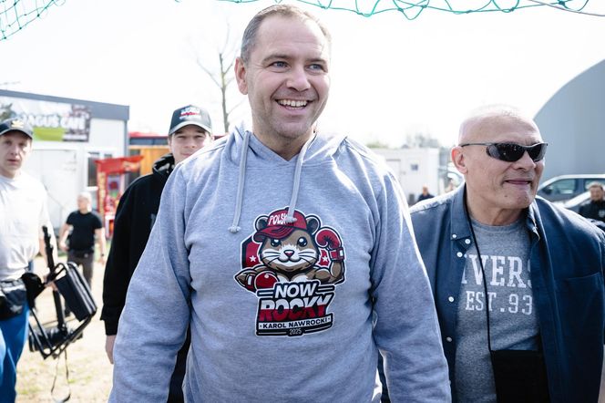 Akcja "Zagraj w piłkę z Karolem Nawrockim" 