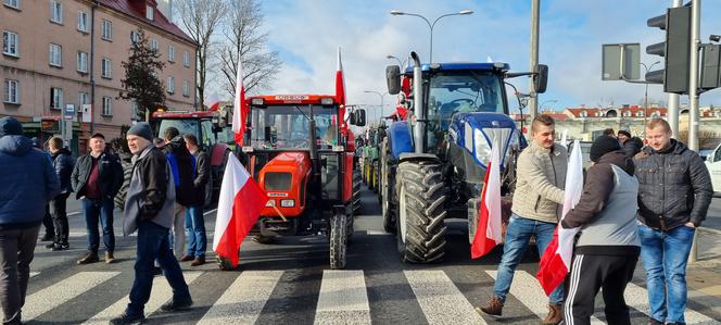 Protest rolników w Lublinie [GALERIA]