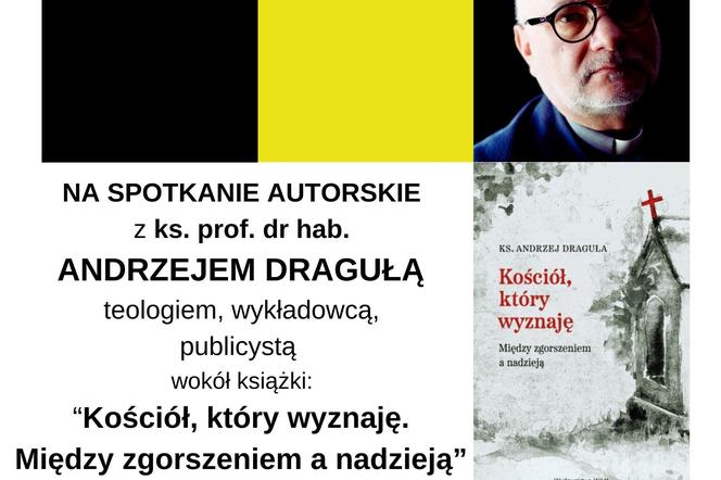 Spotkanie autorskie z ks. Andrzejem Dragułą 5 czerwca o 18.00 w CK105 w Koszalinie