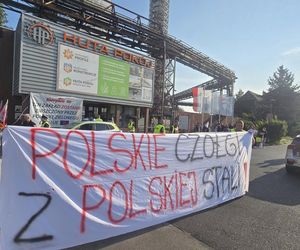 Huta Pokój na skraju przepaści? Dramatyczny protest hutników w Rudzie Śląskiej