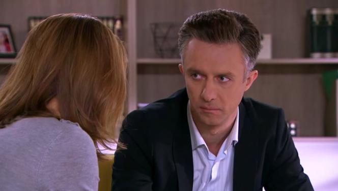 Pierwsza miłość. Artur (Łukasz Płoszajski), Tola (Anna Gzyra)