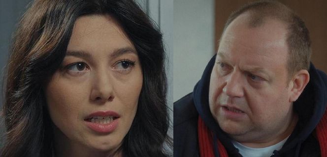 M jak miłość. Ola (Justyna Karłowska), Tadeusz (Bartłomiej Nowosielski)