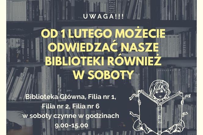 Książki znów wypożyczymy w weekend!