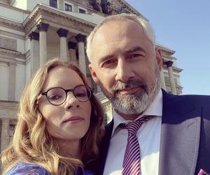 M jak miłość po wakacjach 2023. Sylwia (Hanna Turnau), Werner (Jacek Kopczyński)