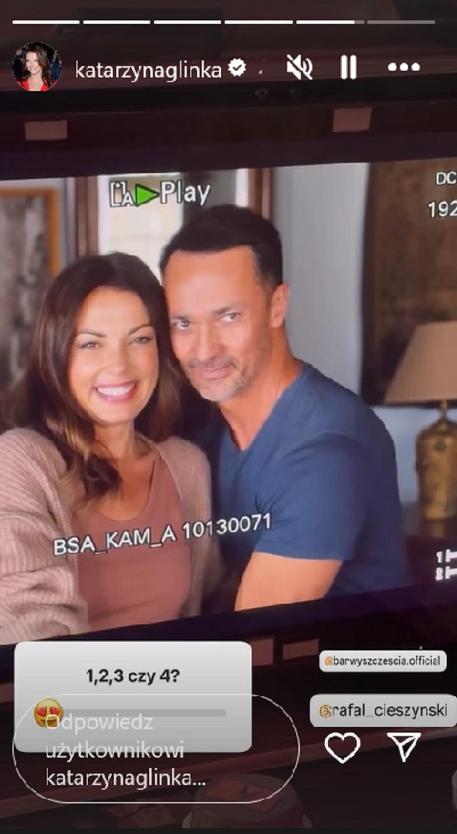 Barwy szczęścia. Katarzyna Glinka (Kasia), Rafał Cieszyński (Mariusz)