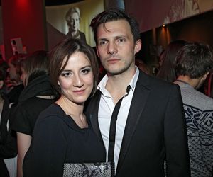 Maja Ostaszewska z partnerem