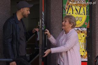 M jak miłość. Barbara (Teresa Lipowska), Rafał (Łukasz Twardowski)