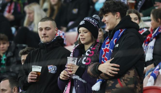 Górnik Zabrze kontra Lech Poznać 0:0 na stadionie w Zabrzu